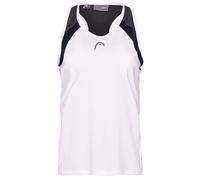 Maglietta per ragazze Head Club 22 Tank Top G - white/dark blue - Bianco (176 cm)
