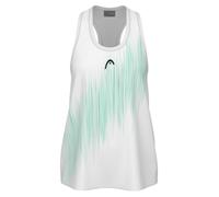 Maglietta per ragazze Head Girls Vision Agility Tank Top - candy green/performance print - Verde (152 cm)