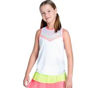 Maglietta per ragazze Lucky in Love Girls Sunset Spin Tie Back - Bianco (L)