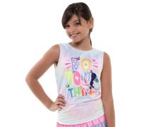 Maglietta per ragazze Lucky in Love Novelty Print Crafty Scribble Tie Back Tank Girls - multicolor - Multicolore (XXS)