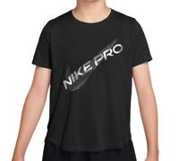 Maglietta per ragazze Nike Dri-Fit Short Sleeve - black/grey - Nero (XS)