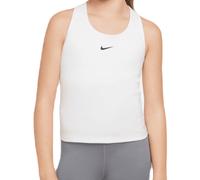 Maglietta per ragazze Nike Dri-Fit Swoosh Tank Bra - Bianco (XL)
