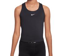 Maglietta per ragazze Nike Dri-Fit Swoosh Tank Bra - Nero (S)