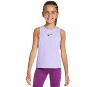 Maglietta per ragazze Nike Girls Court Dri-Fit Victory Tank Top - hydrangeas/black - Blu (XL)