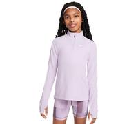 Maglietta per ragazze Nike Girls Dri-FIT Long-Sleeve 1/4-Zip Top - doll/white - Viola (XL)