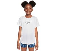 Maglietta per ragazze Nike Kids One Fitted Dri-Fit Short Sleeve - Bianco M