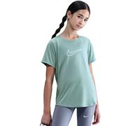 Maglietta per ragazze Nike Kids One Fitted Dri-Fit Short Sleeve - cannon /white - Verde (L)