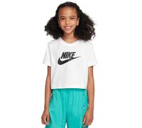 Maglietta per ragazze Nike Kids Sportswear Cropped - Bianco (XL)