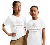 Maglietta per ragazze Nike Kids Sportwear Club Rules - white - Bianco (S)