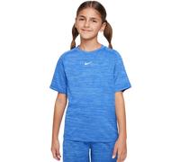Nike Dri-FIT Multi Heather Maglietta Bambini-blu, bianco in blu