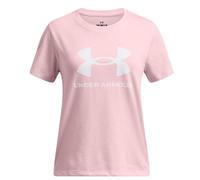 Maglietta per ragazze Under Armour Girls' Big Logo Short Sleeve - Rosa S