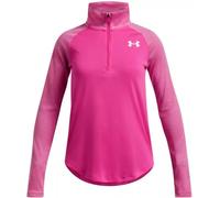 Maglietta per ragazze Under Armour Girls' UA Tech Graphic 1/2 Zip - Rosa (S)