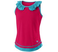Maglietta per ragazze Wilson Competition Tank II G - love potion/scuba blue - Rosa (L)