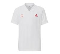 Maglietta per ragazzi Adidas Boys Freelift - white/scarlet - Bianco (128 cm)