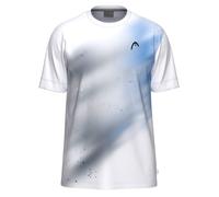 Maglietta per ragazzi Head Boys Topspin - white/navy/blue - Multicolore (176 cm)