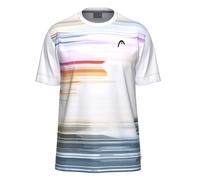 Maglietta per ragazzi Head Boys Topspin - white/print - Bianco (152 cm)