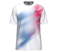 Maglietta per ragazzi Head Boys Topspin - white/royal/red - Multicolore (140 cm)