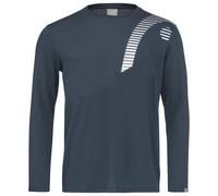 Maglietta per ragazzi Head Club 21 Cliff LS - Blu (176 cm)