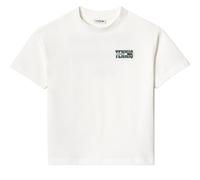 Maglietta per ragazzi Lacoste Cotton Back and Front Print T-shirt - white - Bianco (128 cm)