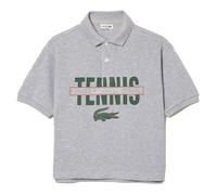 Maglietta per ragazzi Lacoste Cotton Pique Print - grey - Grigio (128 cm)