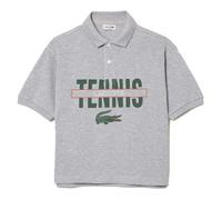 Maglietta per ragazzi Lacoste Cotton Pique Print - grey - Grigio (152 cm)
