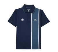 Maglietta per ragazzi Lacoste Kid's Roland-Garros Ball Kids Edition Shirt - navy blue/blue - Blu (152 cm)