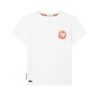 Maglietta per ragazzi Lacoste Kid's Roland-Garros Edition Tennis - white - Bianco (140 cm)