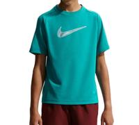 Maglietta per ragazzi Nike Boys Dri-Fit Multi Short Sleeve - energy/white - Verde (XS)