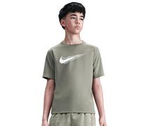 Maglietta per ragazzi Nike Boys Multi Dri-FIT Short-Sleeve - light army/white - Verde (S)
