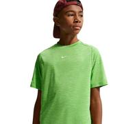 Maglietta per ragazzi Nike Boys Multi Dri-FIT Short-Sleeve - mean green/light liquid lime/heather/white - Verde (XS)