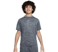 Maglietta per ragazzi Nike Boys Multi Dri-FIT Short-Sleeve Top - black/lt smoke grey/white - Grigio (XS)