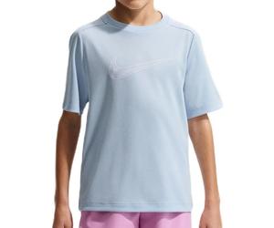 Maglietta per ragazzi Nike Dri-FIT Multi Short Sleeve - hydrogen blue/white - Blu (XL)