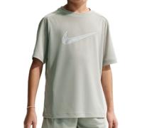 Maglietta per ragazzi Nike Dri-FIT Multi Short Sleeve - spruce fog/white - Grigio (S)