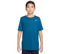 Maglietta per ragazzi Nike Kids Miler Dri-Fit - green abyss/green abyss - Blu (M)