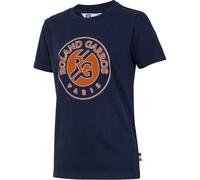 Maglietta per ragazzi Roland Garros Kids Big Logo - navy - Blu (140 cm)