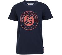 Maglietta per ragazzi Roland Garros Kids Big Logo - navy - Blu (152 cm)