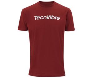 Maglietta per ragazzi Tecnifibre Club Cotton Tee - cardinal - Rosso (M)