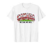 Maglietta per Tifosi di Calcio 2026 Canada We Can We Will Supporters Maglietta