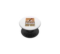 Maglietta Per Uccelli Uccelli Piccione Uccello Birdwatcher PopSockets PopGrip Adesivo