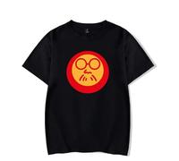 Maglietta Per Uomo Anime SAKAMOTO DAYS Cosplay Girocollo Cotone Stampa T-Shirt Da Uomo Donna Ragazzi E Ragazze Top Unisex Harajuku Vintage Maglietta Costumi Casual Moda Manica Corta-Black||XS