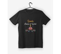 Maglietta Personalizzabile con Nome -TS70/N- “Genius at Work” - Idea Regalo