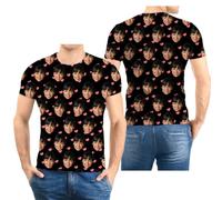 Maglietta Personalizzata,Aggiungi la Tua Immagine, Il Tuo Testo o Il Tuo Logo t Shirt Personalizzate Magliette per Uomini e Donne Maglia Perfetta per Coppie