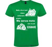 Maglietta personalizzata da uomo senza moto non si può sognare