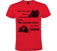 Maglietta personalizzata da uomo senza moto non si può sognare