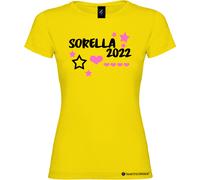 Maglietta personalizzata donna per la Sorella con anno