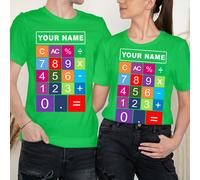 Maglietta Personalizzata Number Day National Numeracy Book Day Maths Day...