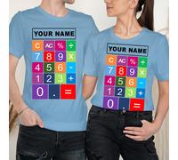 Maglietta Personalizzata Number Day National Numeracy Book Day Maths Day...