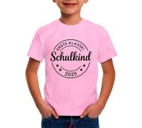 Maglietta personalizzata per bambini di prima classe 2025 con nome, regalo per l'inizio della scuola, per il ragazzo, per la prima elementare, per bambini, scollo rotondo, per ragazze, regalo 3-13