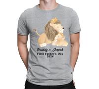 Maglietta Personalizzata per Bambini Festa del Papà Caring Daddy Amazing...