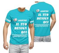 Maglietta Personalizzata per Uomini e Donne in Grande quantità t Shirt Personalizzate Crea Il Tuo Maglia Aggiungi Immagini Foto o Testi Magliette Personalizzabile per Regali